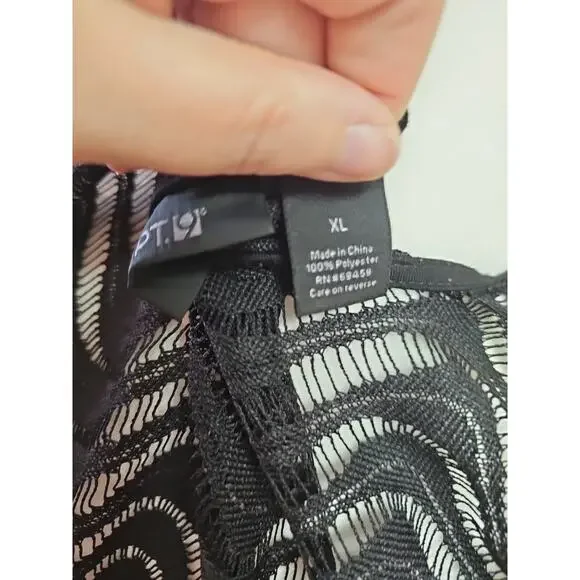 Apt 9 Beach Coverup Deep V Short Sleeve Size XL - Picture 5 of 5